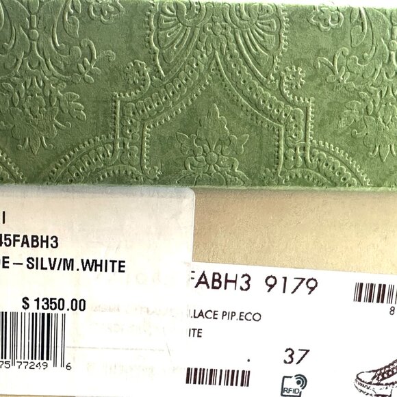 Gucci Treck Crystal GG Logo Canvas Low Top Platform Trainers Sneakers Shoes - Picture 15 of 16